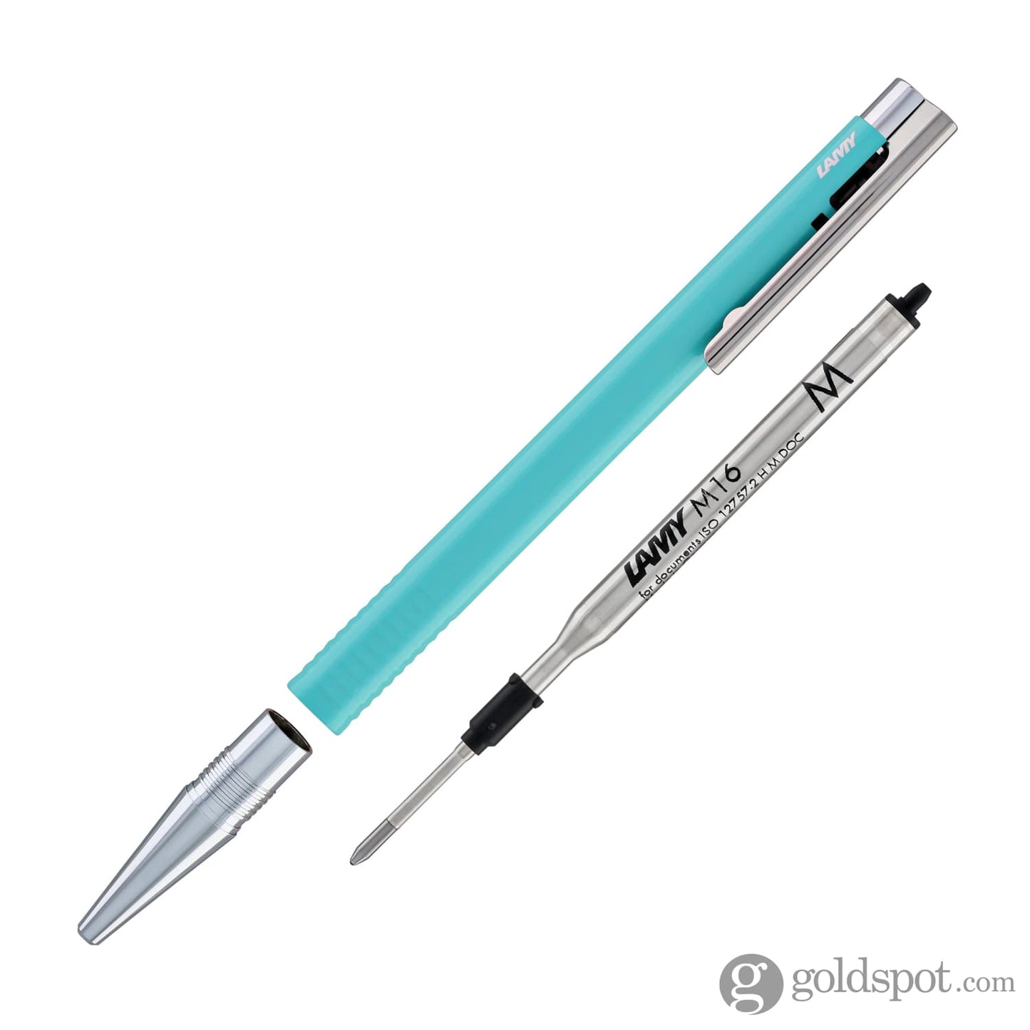 Lamy Logo Lx Matt Ballpoint Pen in Lagoon Glossy Ballpoint Pens