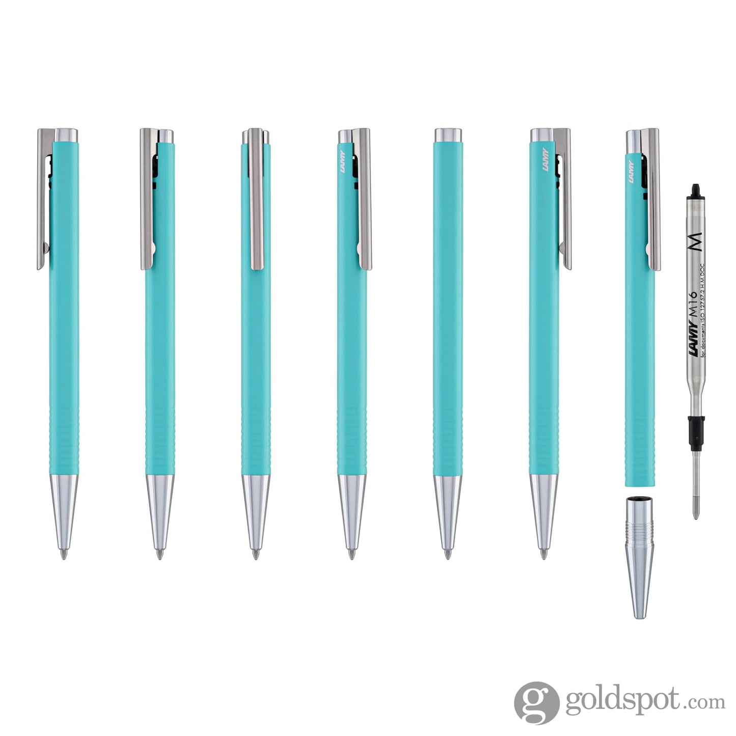 Lamy Logo Lx Matt Ballpoint Pen in Lagoon Glossy Ballpoint Pens