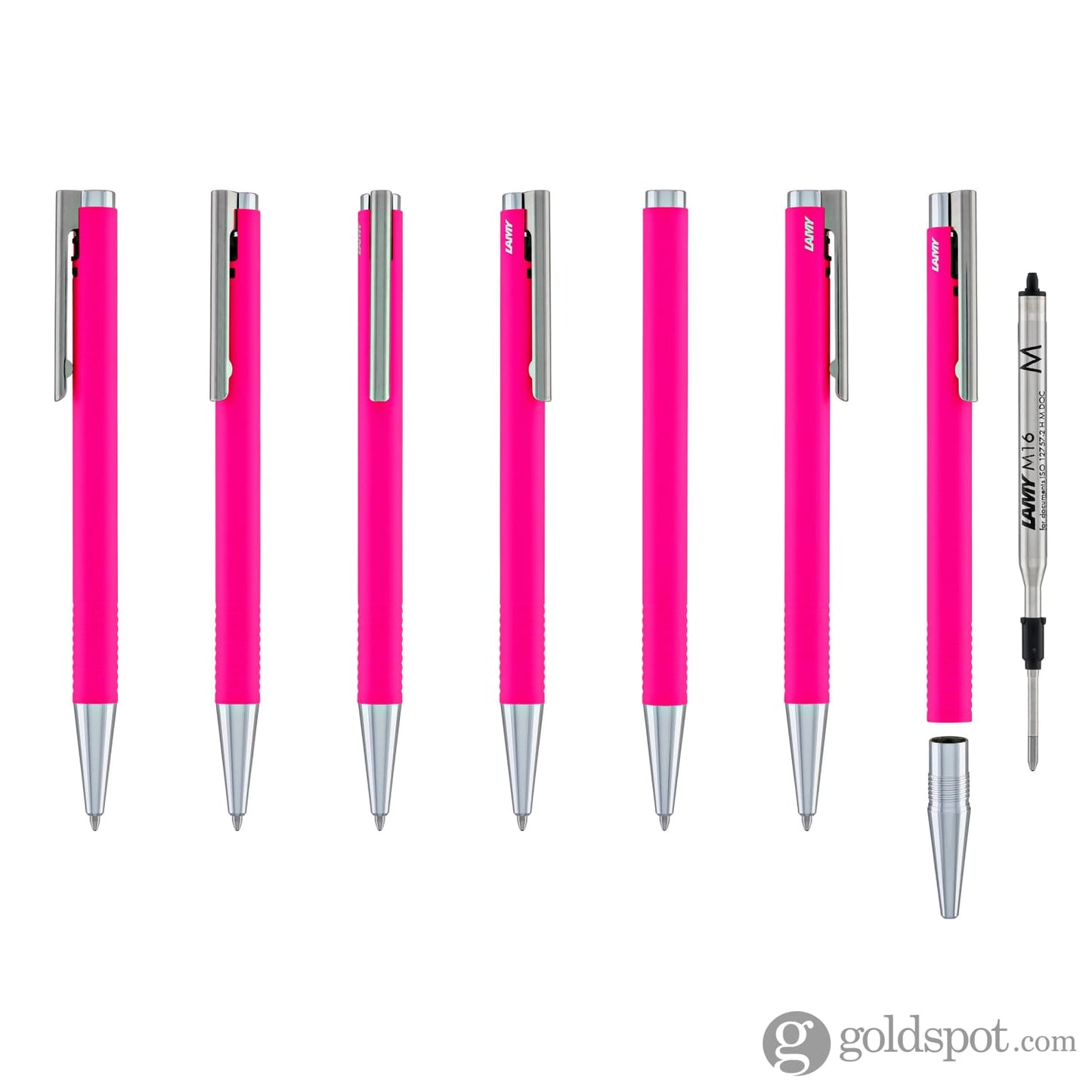 Lamy Logo Lx Matt Ballpoint Pen in Neon Pink Ballpoint Pens