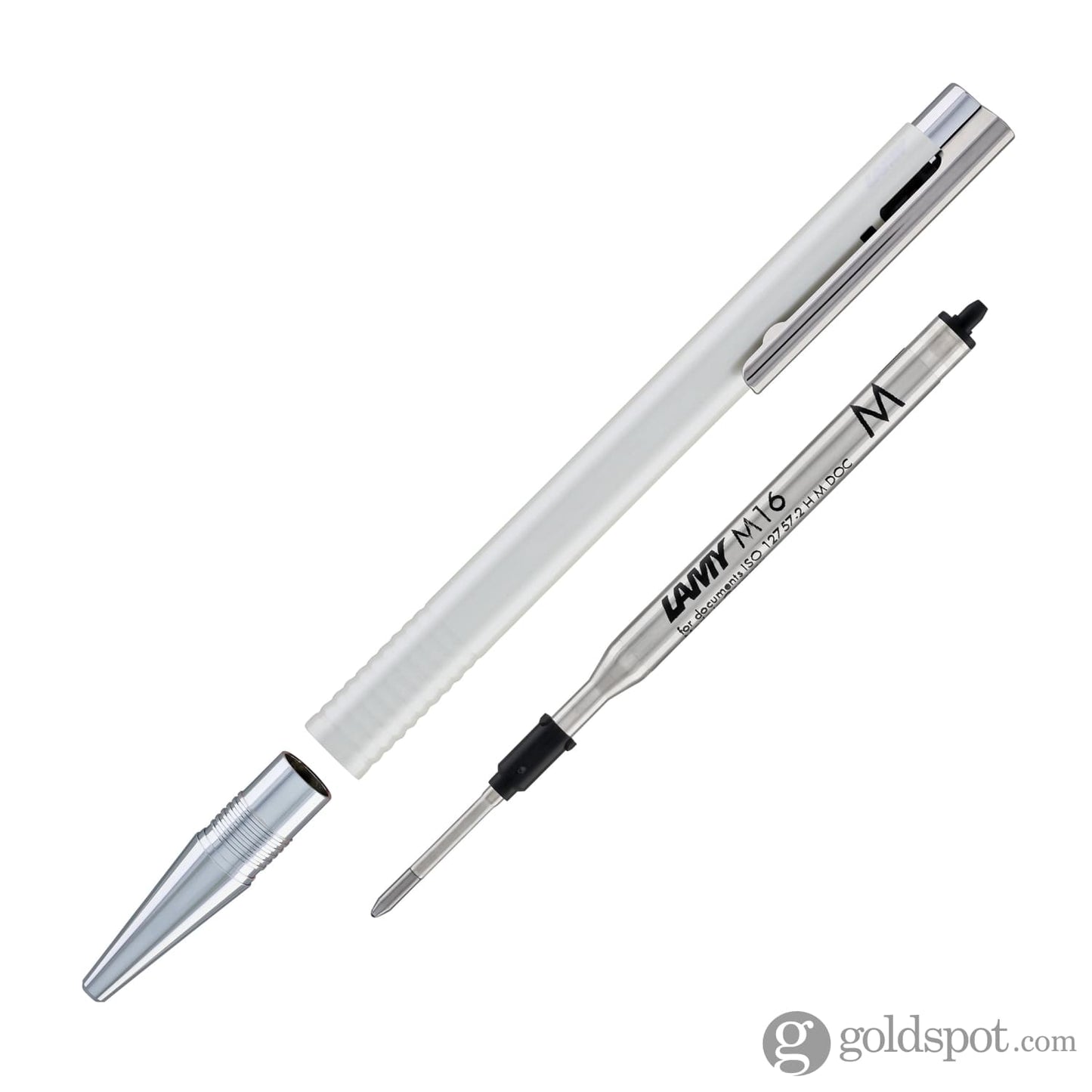 Lamy Logo Lx Matt Ballpoint Pen in Pearl Glossy Ballpoint Pens