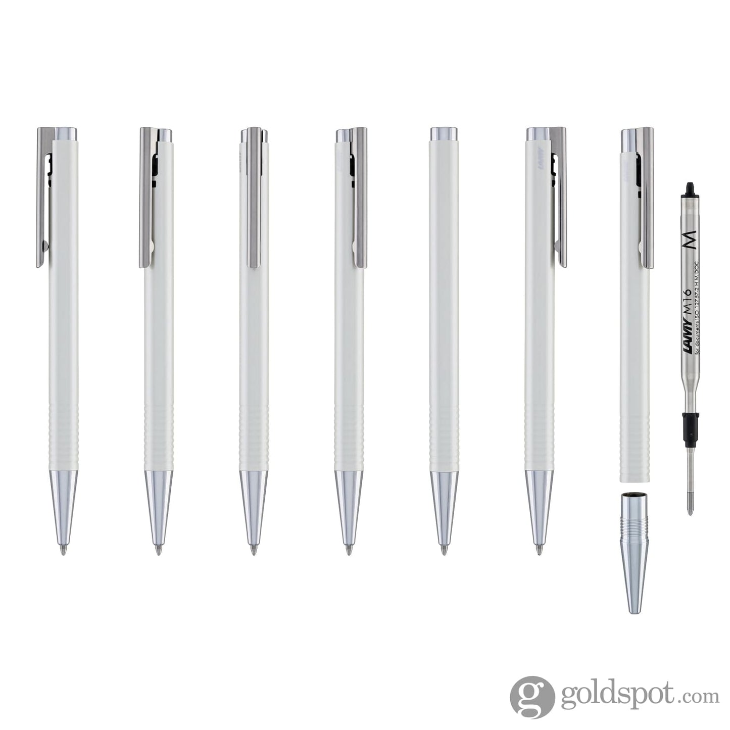 Lamy Logo Lx Matt Ballpoint Pen in Pearl Glossy Ballpoint Pens