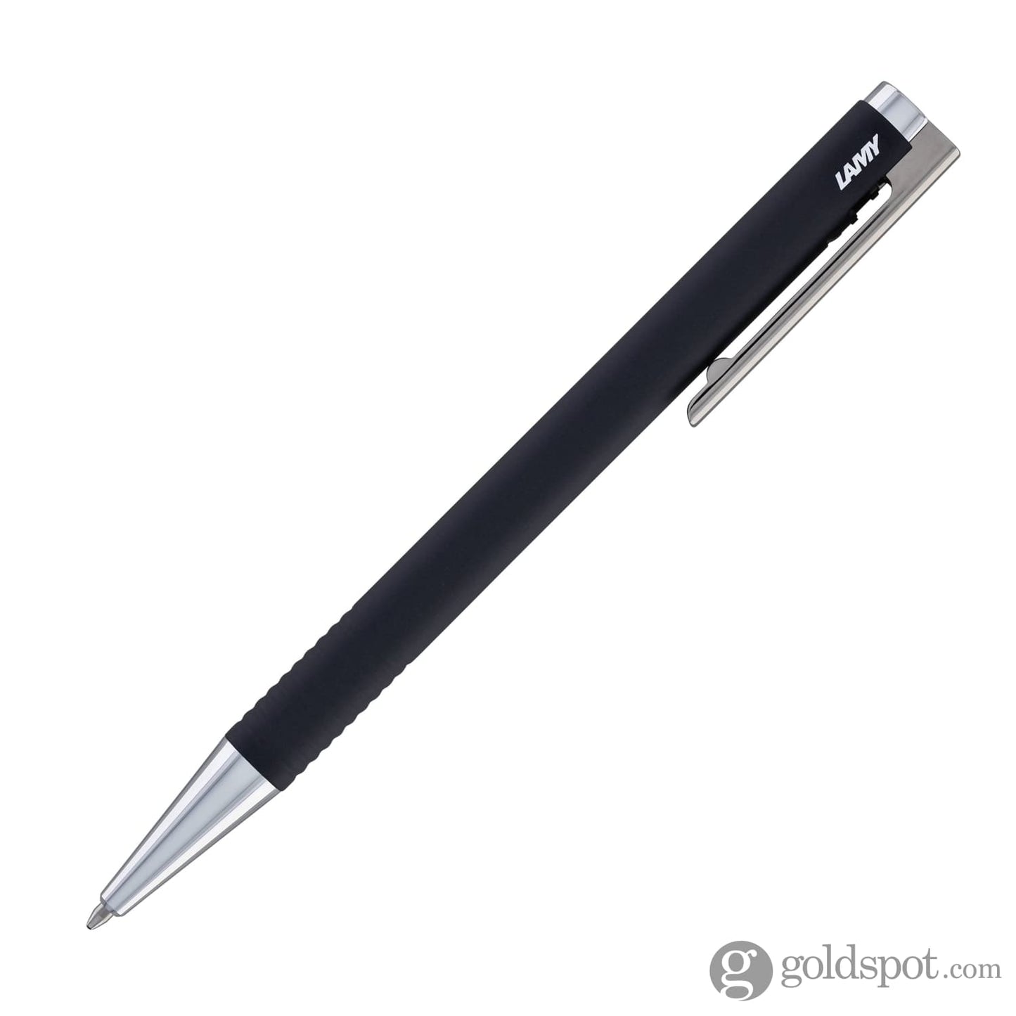 Lamy Logo Lx Matt Ballpoint Pen in Steel Black Ballpoint Pens