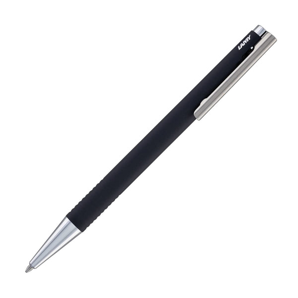 Lamy Logo Lx Matt Ballpoint Pen in Steel Black Ballpoint Pens