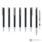 Lamy Logo Lx Matt Ballpoint Pen in Steel Black Ballpoint Pens