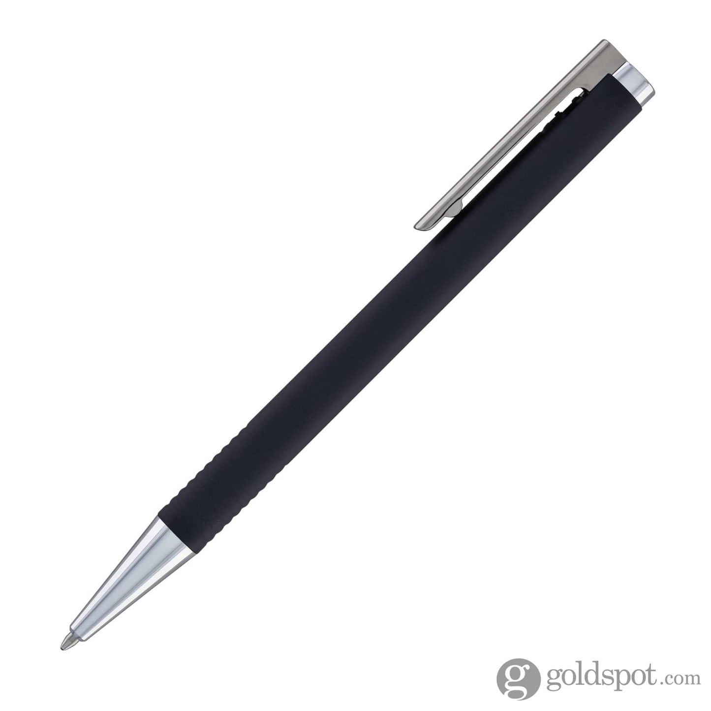 Lamy Logo Lx Matt Ballpoint Pen in Steel Black Ballpoint Pens