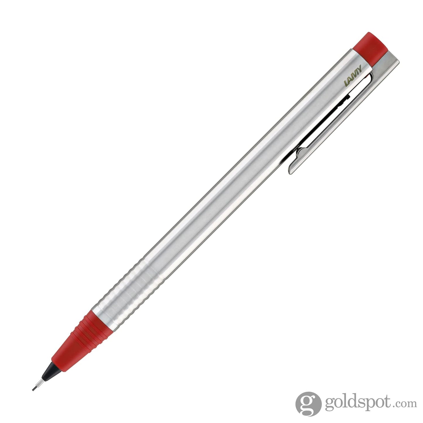 Lamy Logo Mechanical Pencil in Red with Stainless Steel - 0.5mm Mechanical Pencils