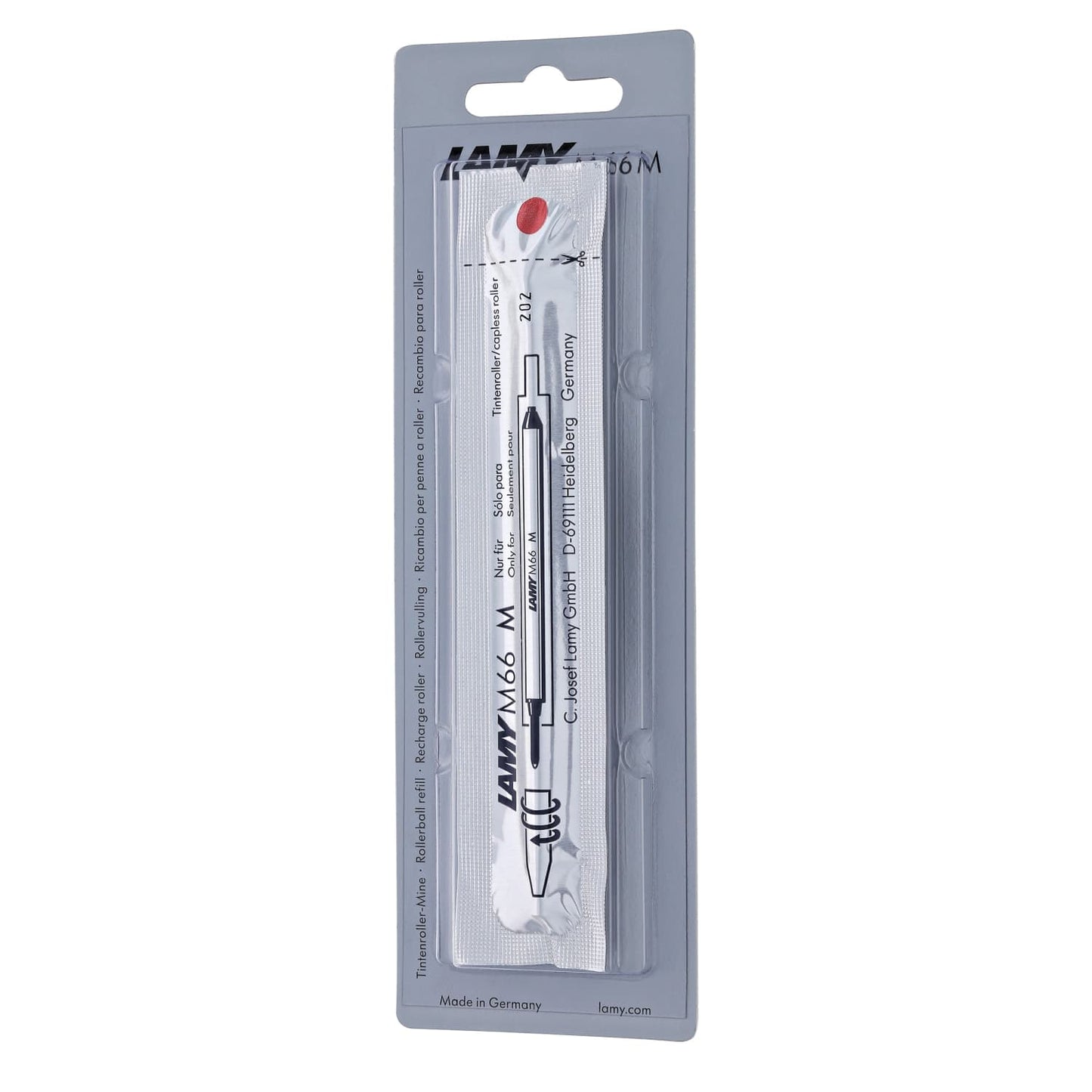 Lamy M66 Rollerball Refill in Red Rollerball Refills