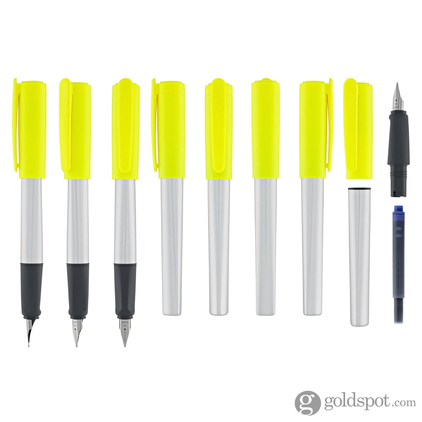 Lamy Nexx Fountain Pen in Neon Yellow - Medium Point Fountain Pen