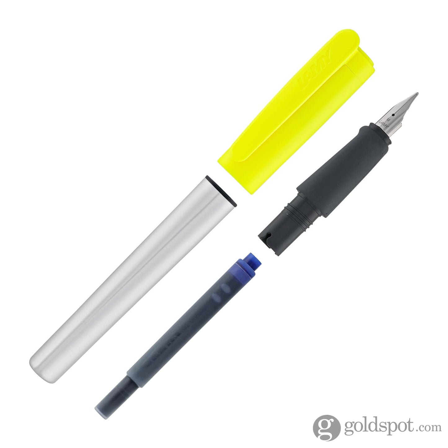 Lamy Nexx Fountain Pen in Neon Yellow - Medium Point Fountain Pen