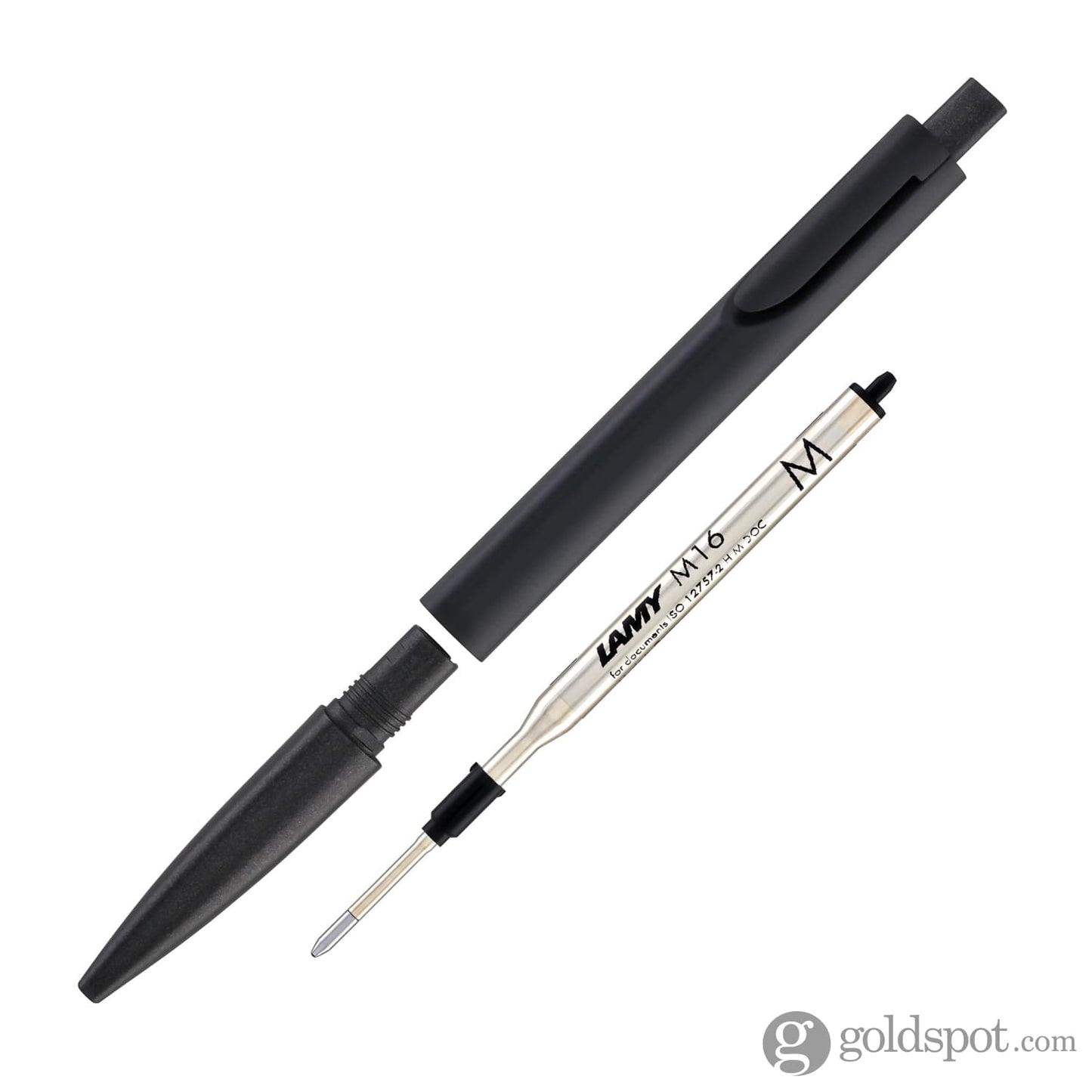 Lamy Noto Ballpoint Pen in All Black Ballpoint Pens