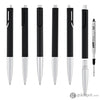 Lamy Noto Ballpoint Pen in Black/Silver Ballpoint Pens