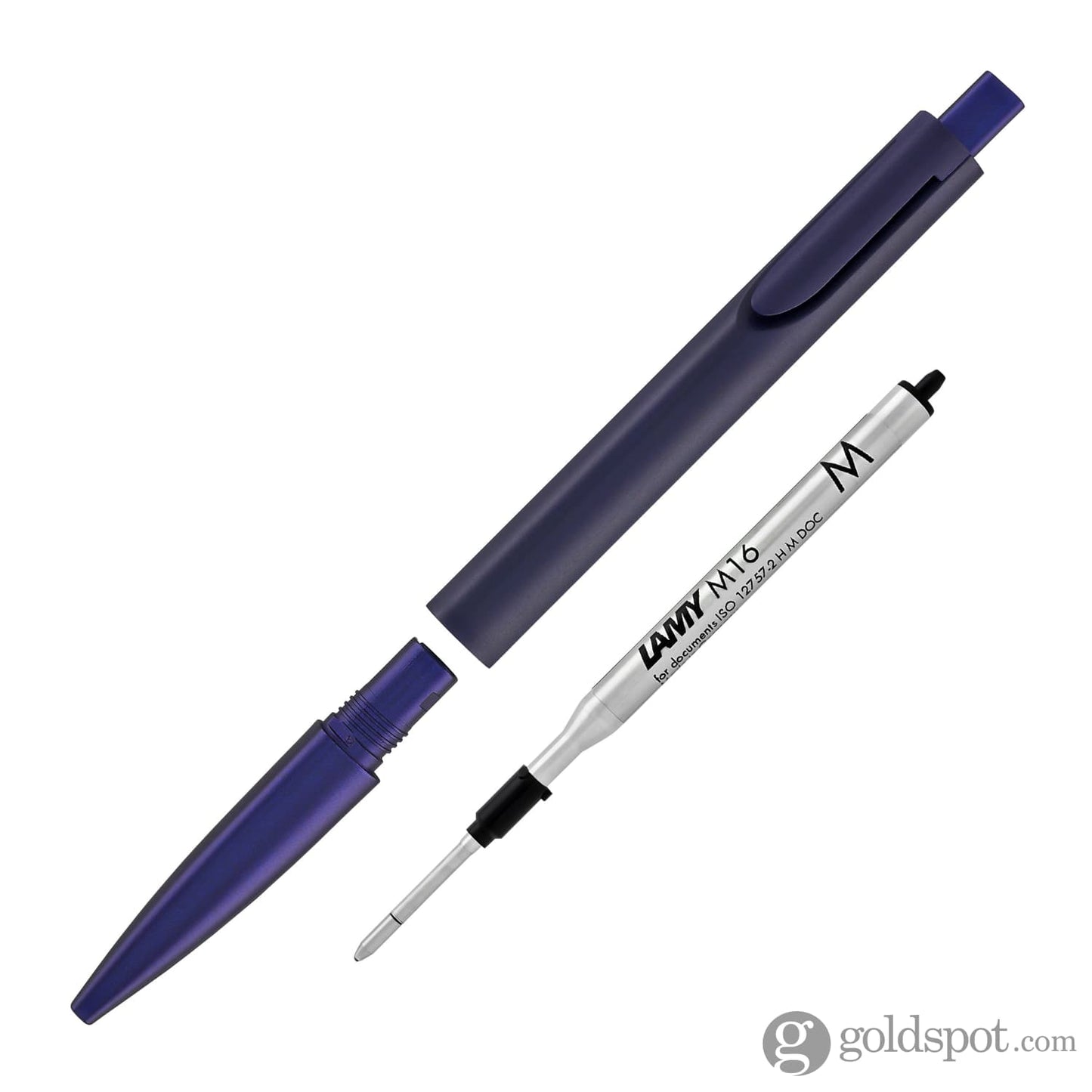 Lamy Noto Ballpoint Pen in Deep Blue Ballpoint Pens