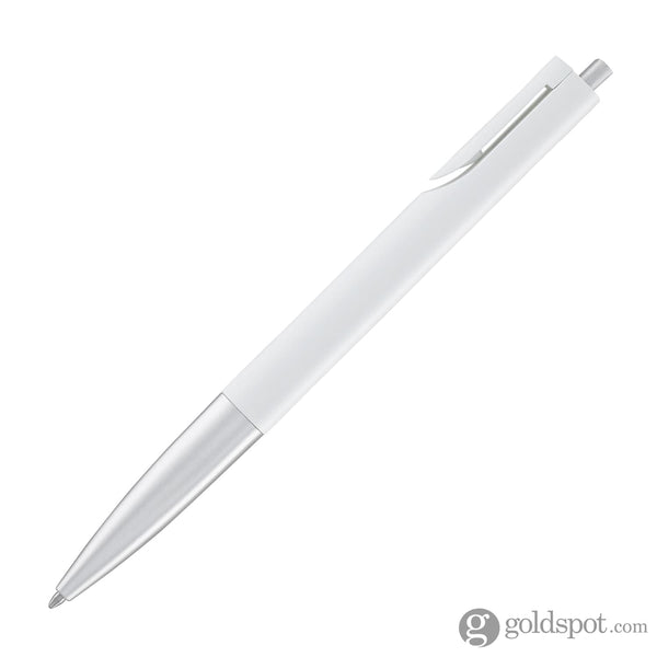 Lamy Noto Ballpoint Pen in Silver/White Ballpoint Pens