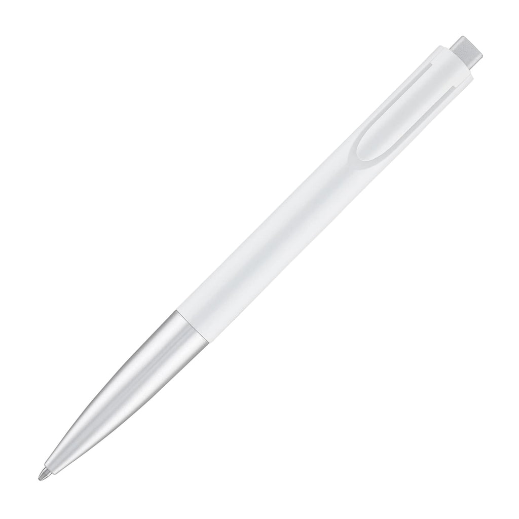 Lamy Noto Ballpoint Pen in Silver/White Ballpoint Pens