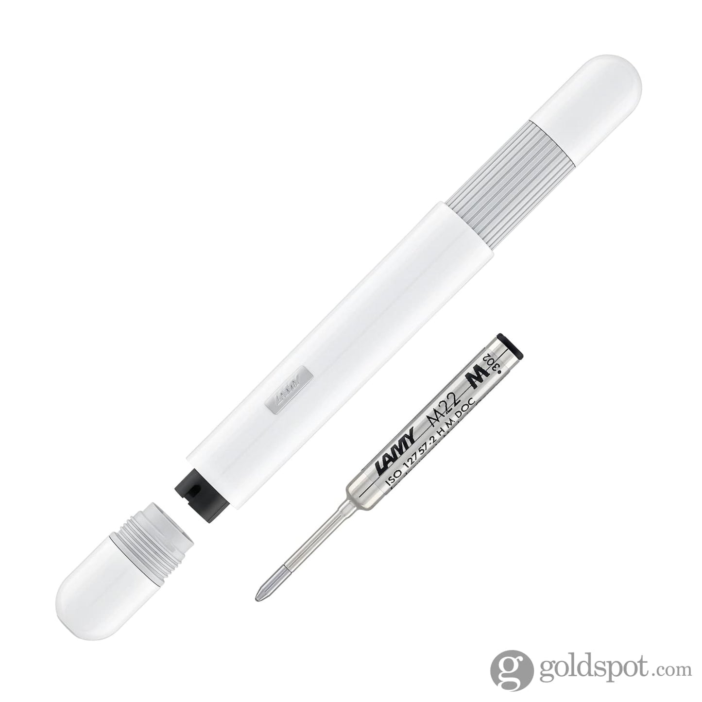 Lamy Pico Ballpoint Pen in White Goldspot Pens - Main Image