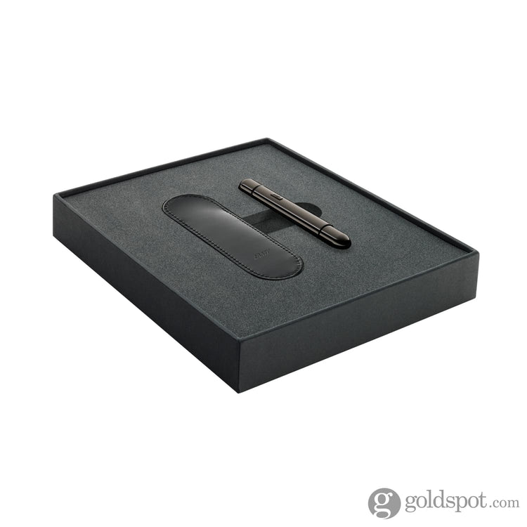 Lamy Pico Lx Ballpoint Pen in Ruthenium Giftset Ballpoint Pens