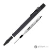 Lamy Safari Ballpoint Pen in Steel Black Ballpoint Pens