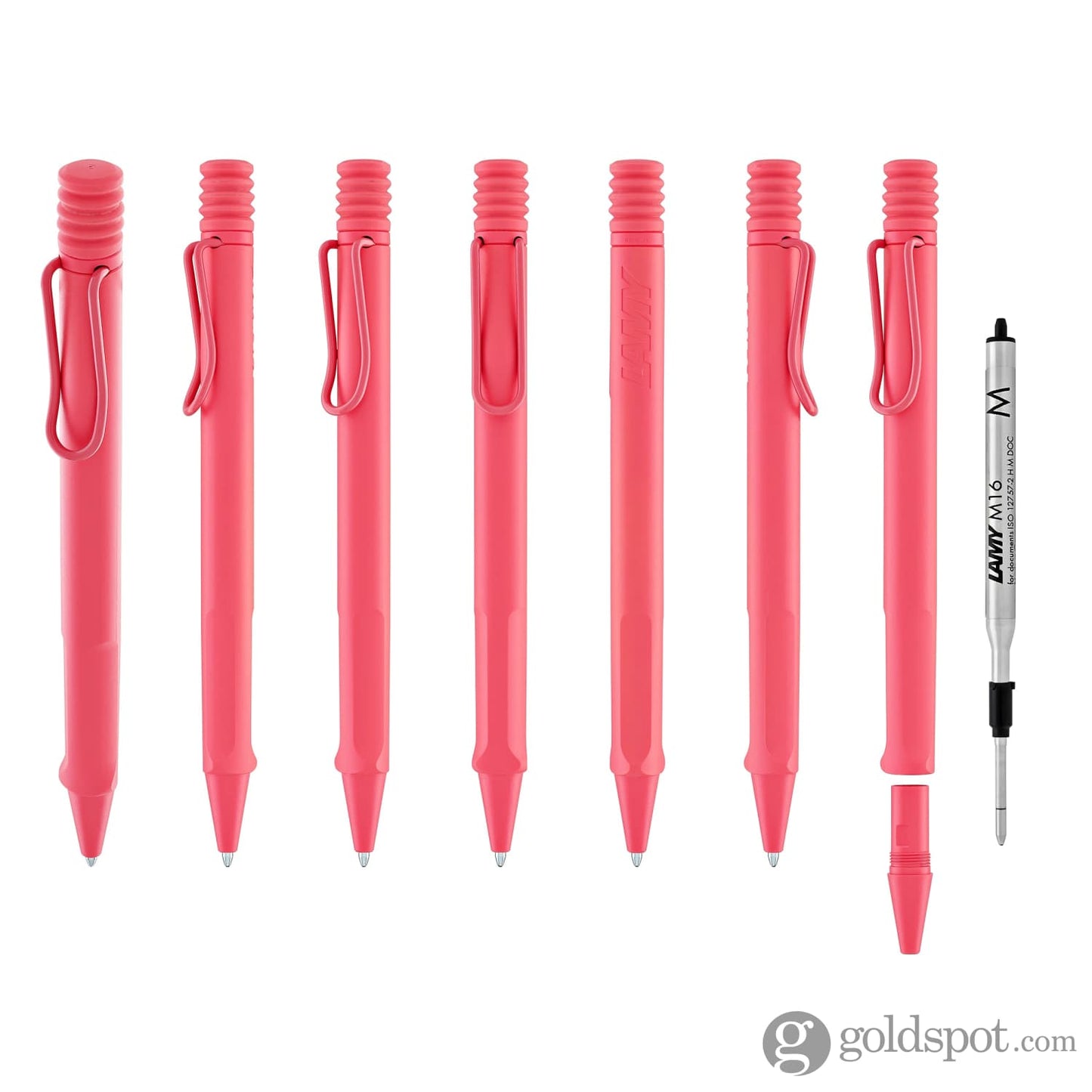 Lamy Safari Ballpoint Pen in Sunset Coral Ballpoint Pens