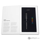 Lamy Safari Fountain Pen In All Black Multi Ring Set Special Edition Fountain Pens