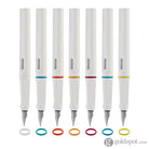 Lamy Safari Fountain Pen In All White Multi Ring Set Special Edition Fountain Pens