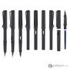 Lamy Safari Fountain Pen in Steel Black Fountain Pen