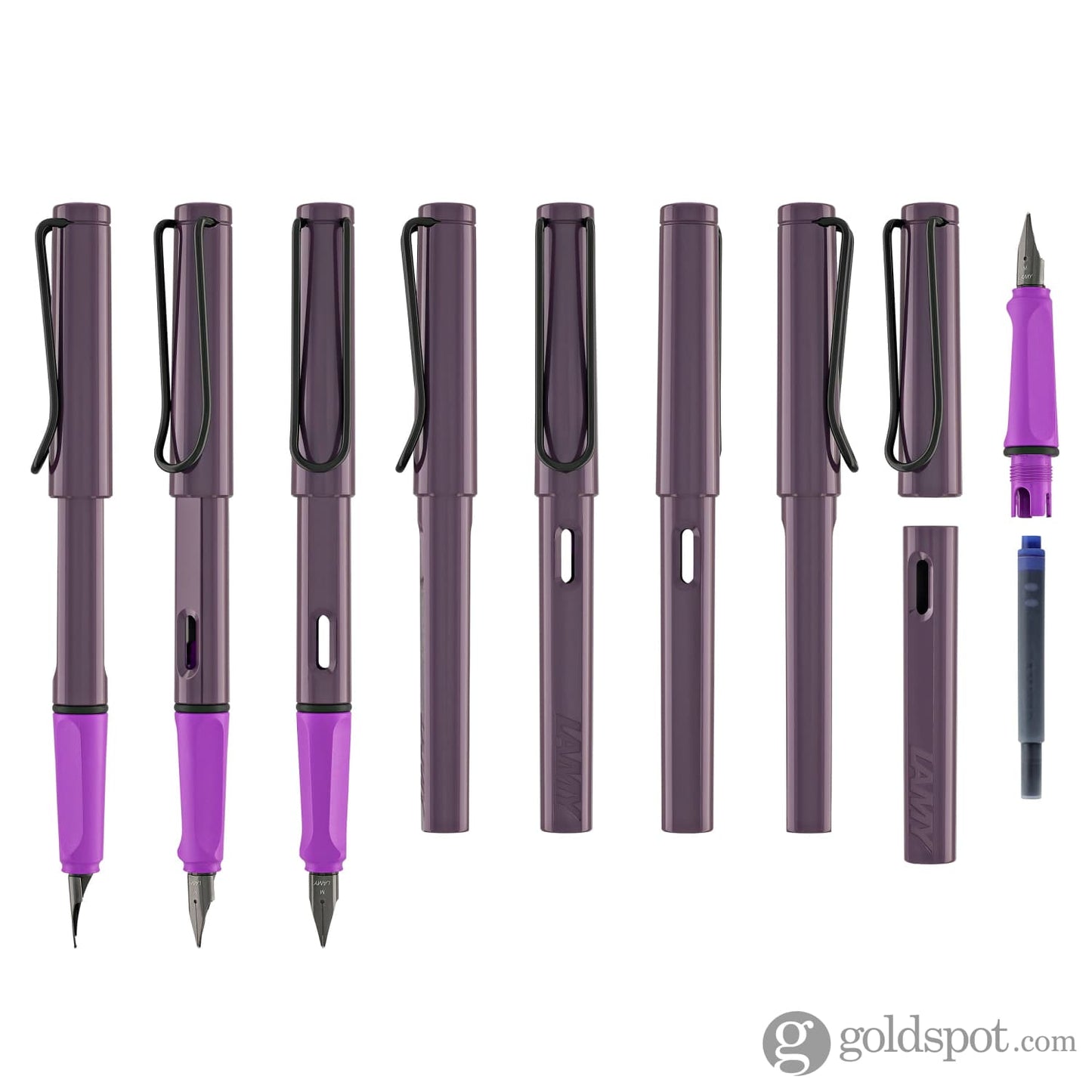 Lamy Safari Fountain Pen in Violet Blackberry 2024 Special Edition Fountain Pen
