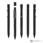Lamy Safari Mechanical Pencil in Shiny Black - 0.5mm Mechanical Pencils