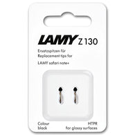 Lamy Safari Note + Replacement Tip in Medium Black - 2 Piece