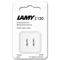 Lamy Safari Note + Replacement Tip in Medium Grey - 2 Piece