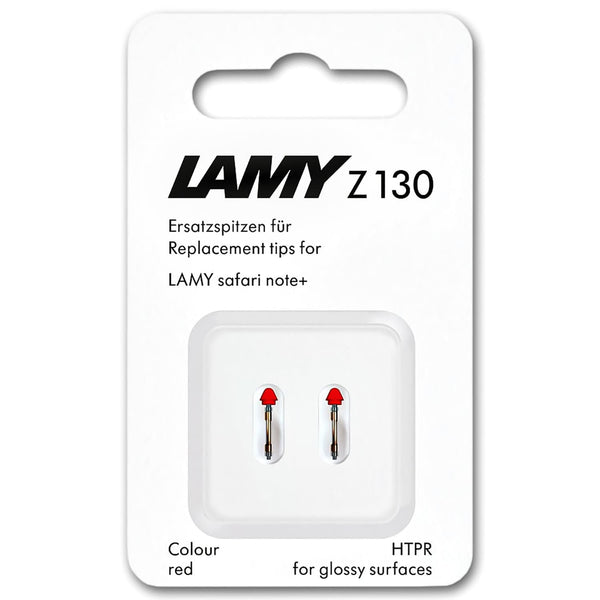 Lamy Safari Note + Replacement Tip in Medium Red - 2 Piece Stylus Pens