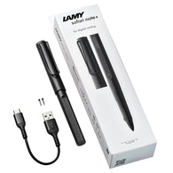 Lamy Safari Note + Stylus Pen in All Black Matte (Apple Ipad Compatible)