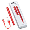 Lamy Safari Note + Stylus Pen in Red Gloss (Apple Ipad Compatible) Stylus Pens