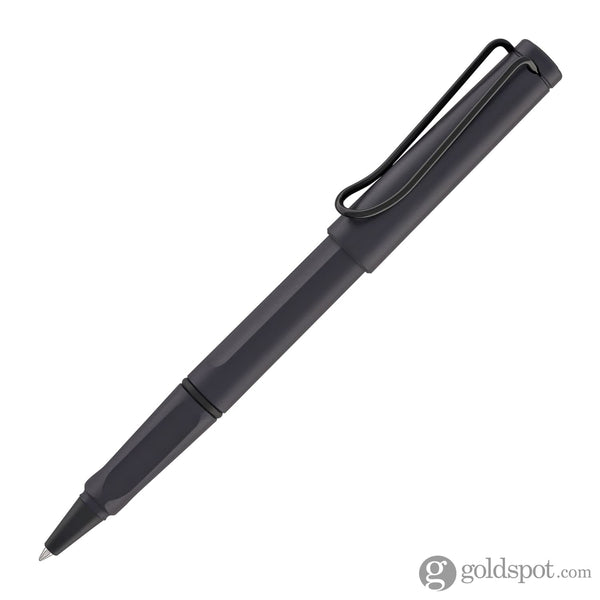 Lamy Safari Rollerball Pen in Steel Black Rollerball Pen