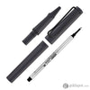 Lamy Safari Rollerball Pen in Steel Black Rollerball Pen