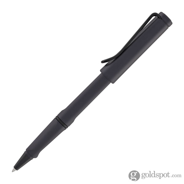 Lamy Safari Rollerball Pen in Steel Black Rollerball Pen