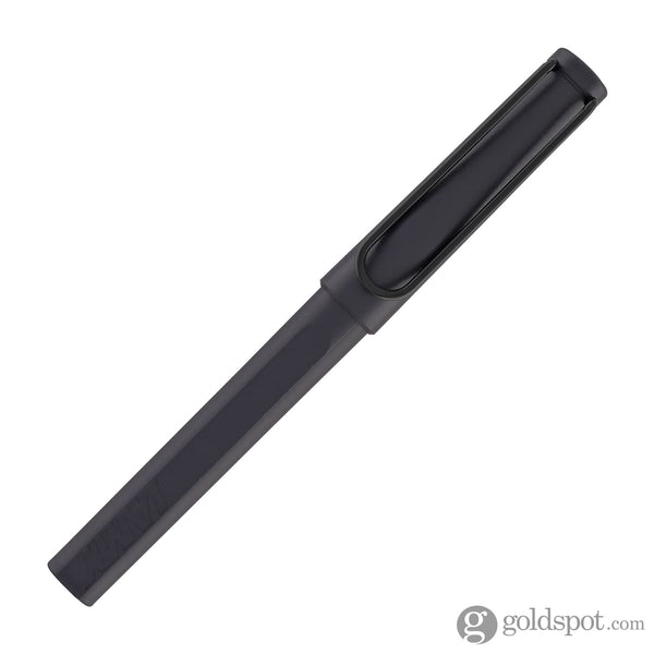 Lamy Safari Rollerball Pen in Steel Black Rollerball Pen