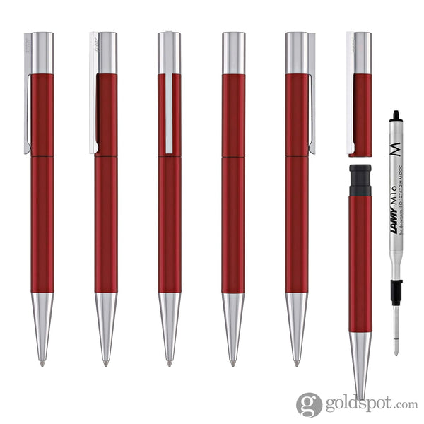 Lamy Scala Ballpoint Pen in Piano Red Ballpoint Pens