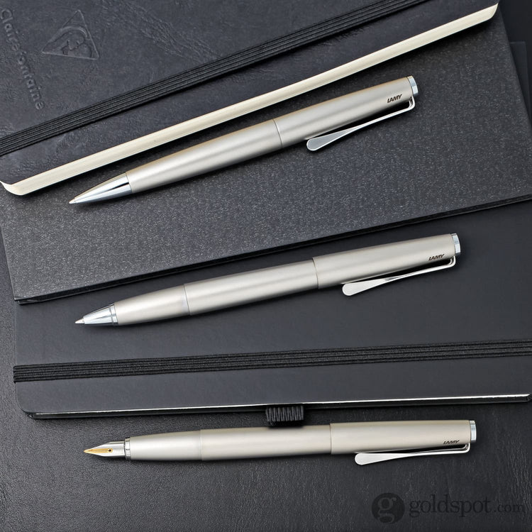 Lamy Studio Ballpoint Pen in Palladium Ballpoint Pens