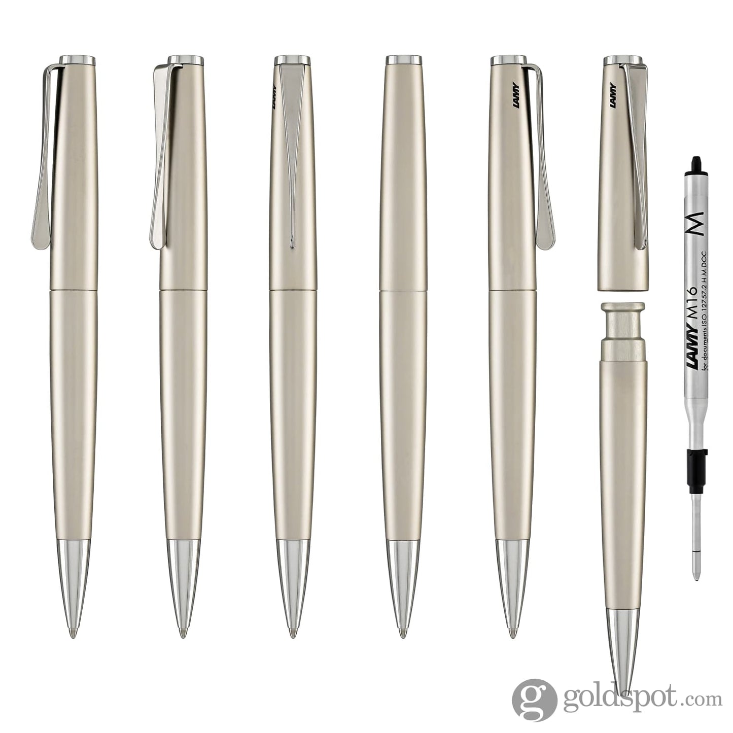 Lamy Studio Ballpoint Pen in Palladium Ballpoint Pens