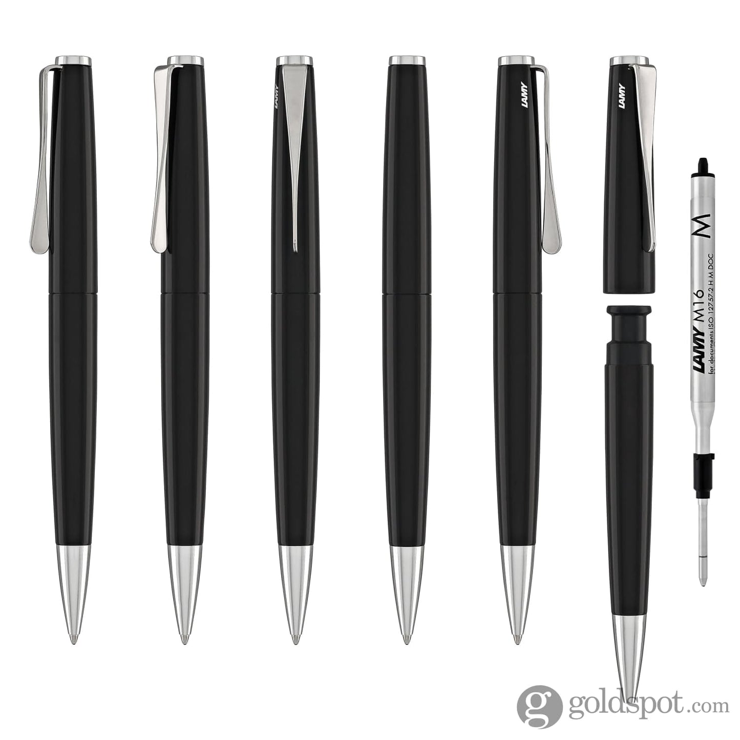 Lamy Studio Ballpoint Pen in Piano Black Ballpoint Pens