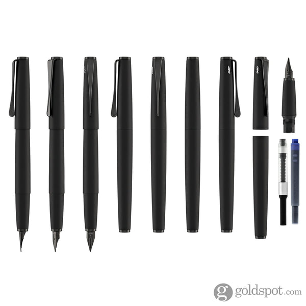 LAMY Studio Lx Fountain Pen in All Black Fountain Pen