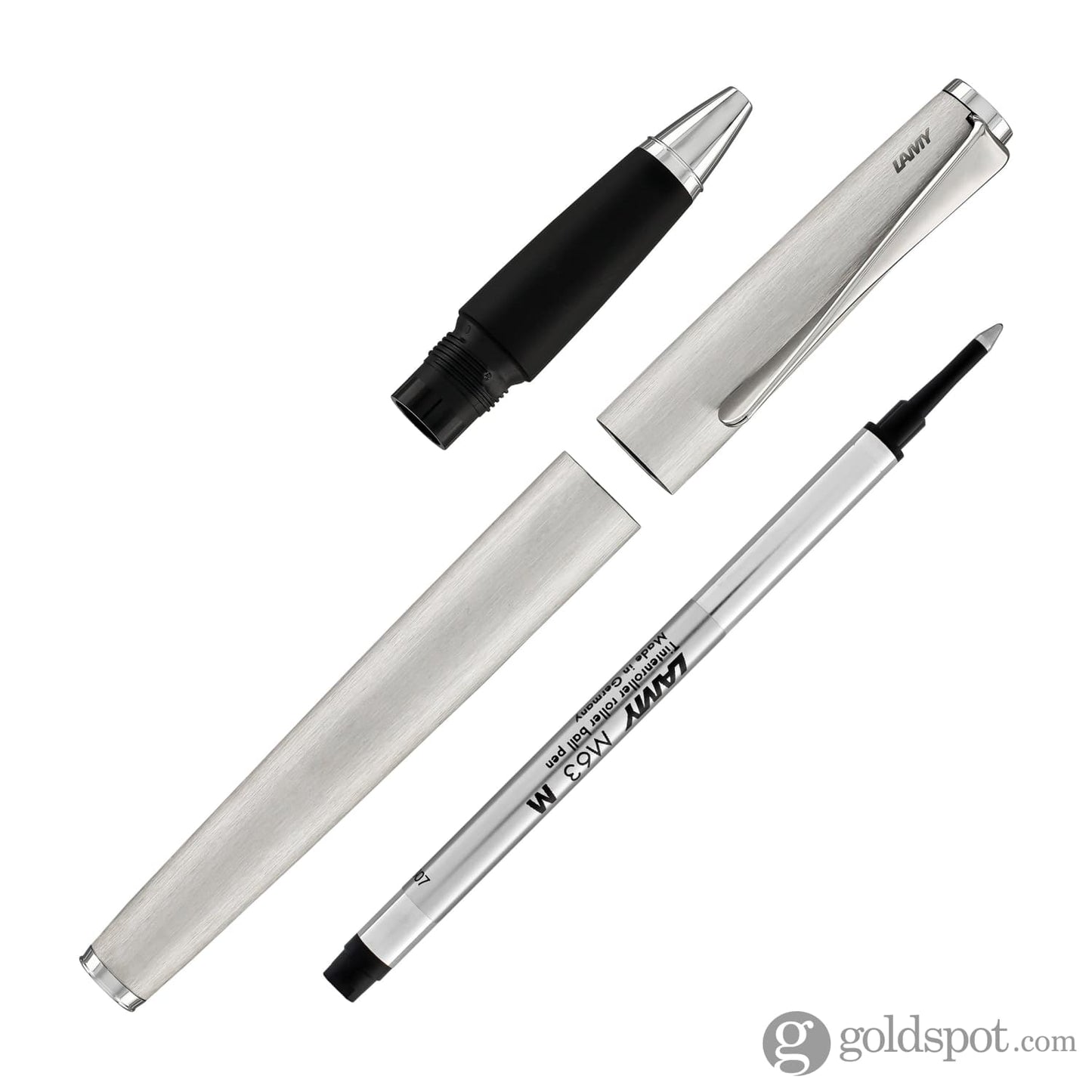 Lamy Studio Rollerball Pen in Brushed Stainless Steel Rollerball Pen