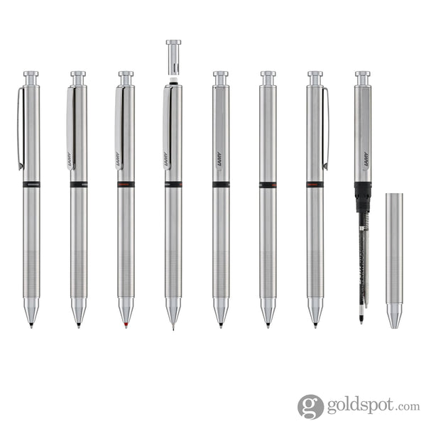 Lamy Swift Tri Pen in Stainless Steel Multi-Function Pen