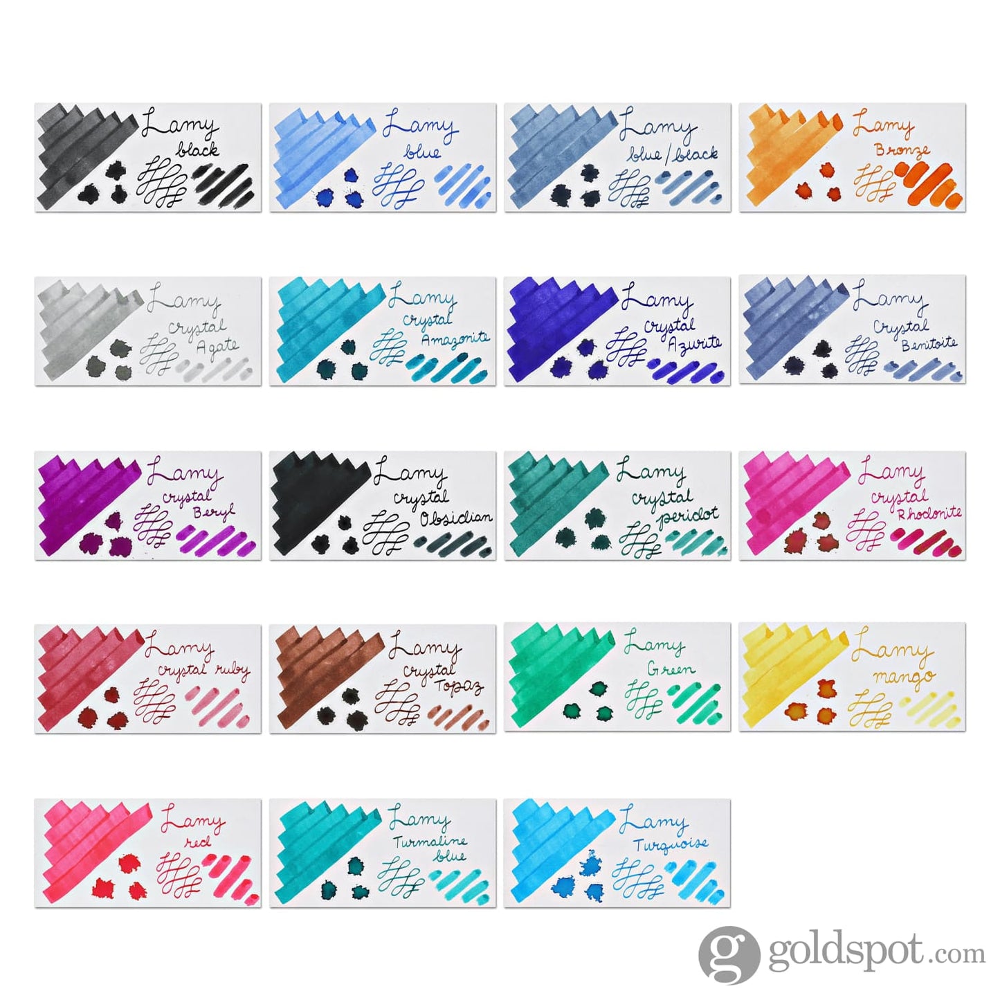 Lamy T53 Crystal Bottled Ink in Agate - 30 mL Bottled Ink