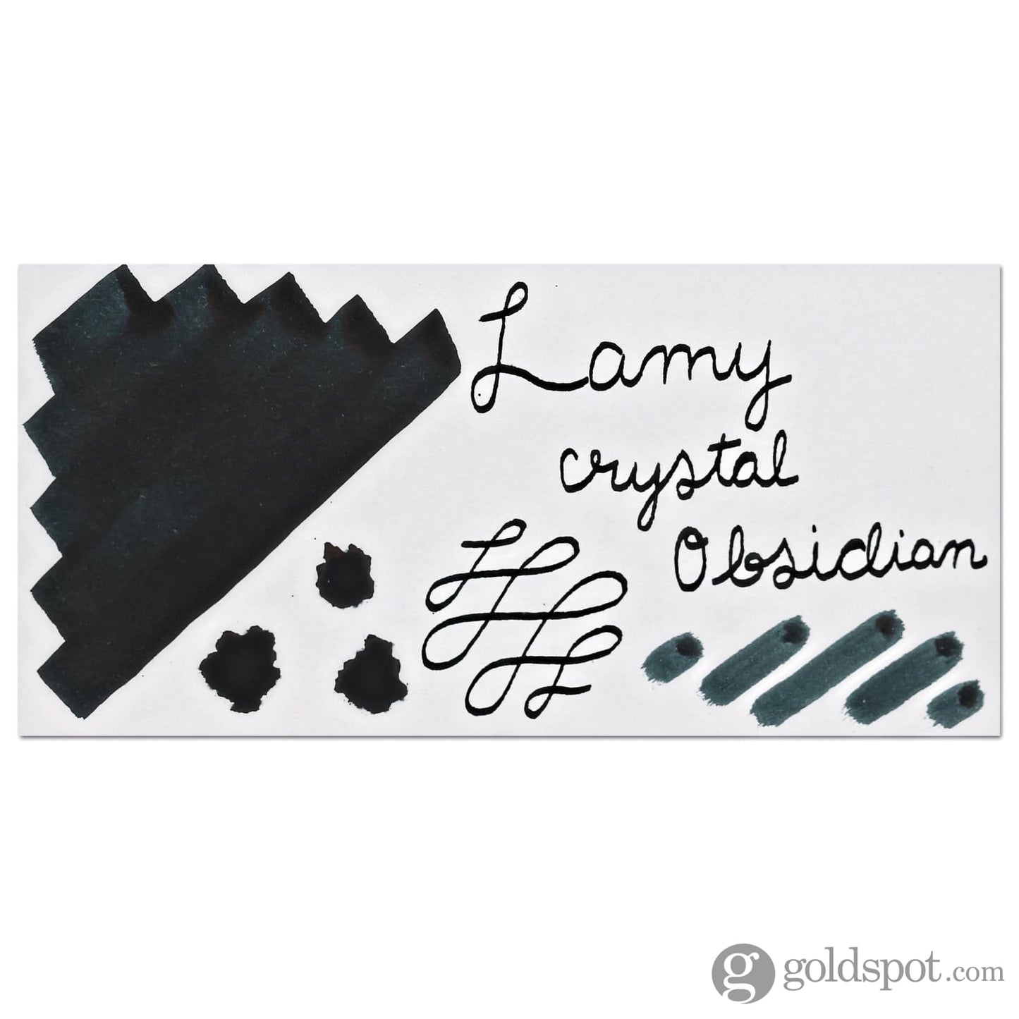 Lamy T53 Crystal Bottled Ink in Obsidian - 30 mL Bottled Ink