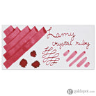 Lamy T53 Crystal Bottled Ink in Ruby - 30 mL Bottled Ink