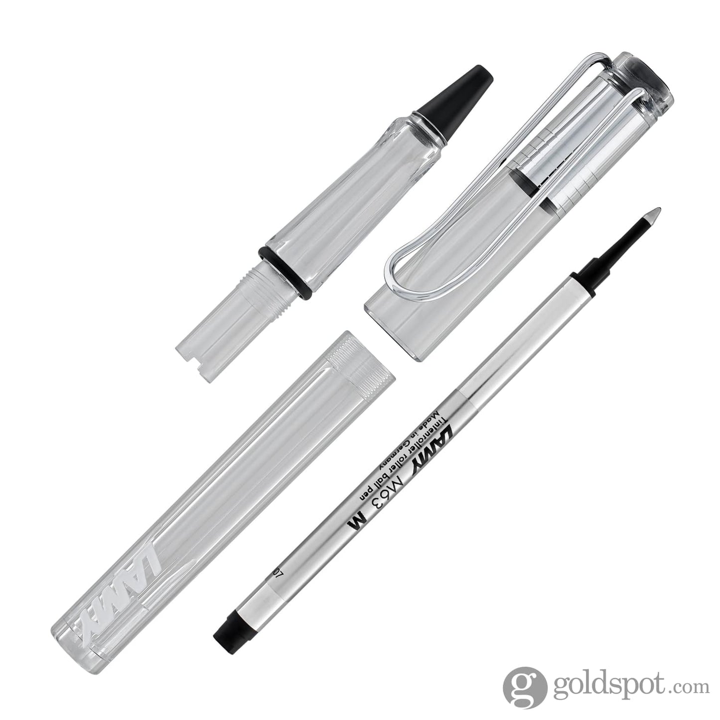 Lamy Vista Rollerball Pen in Clear Demonstrator Rollerball Pen