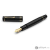 Leonardo Audace Guilloche Fountain Pen in Black Intense Ebonite GT 14kt Gold No. 8 Size Nib Fountain Pen