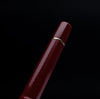 Leonardo Dodici Fountain Pen in Burgundy Red Guillochè No. 8 Size 14kt Gold Nib Fountain Pen