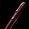 Leonardo Dodici Fountain Pen in Burgundy Red Guillochè No. 8 Size 14kt Gold Nib Fountain Pen